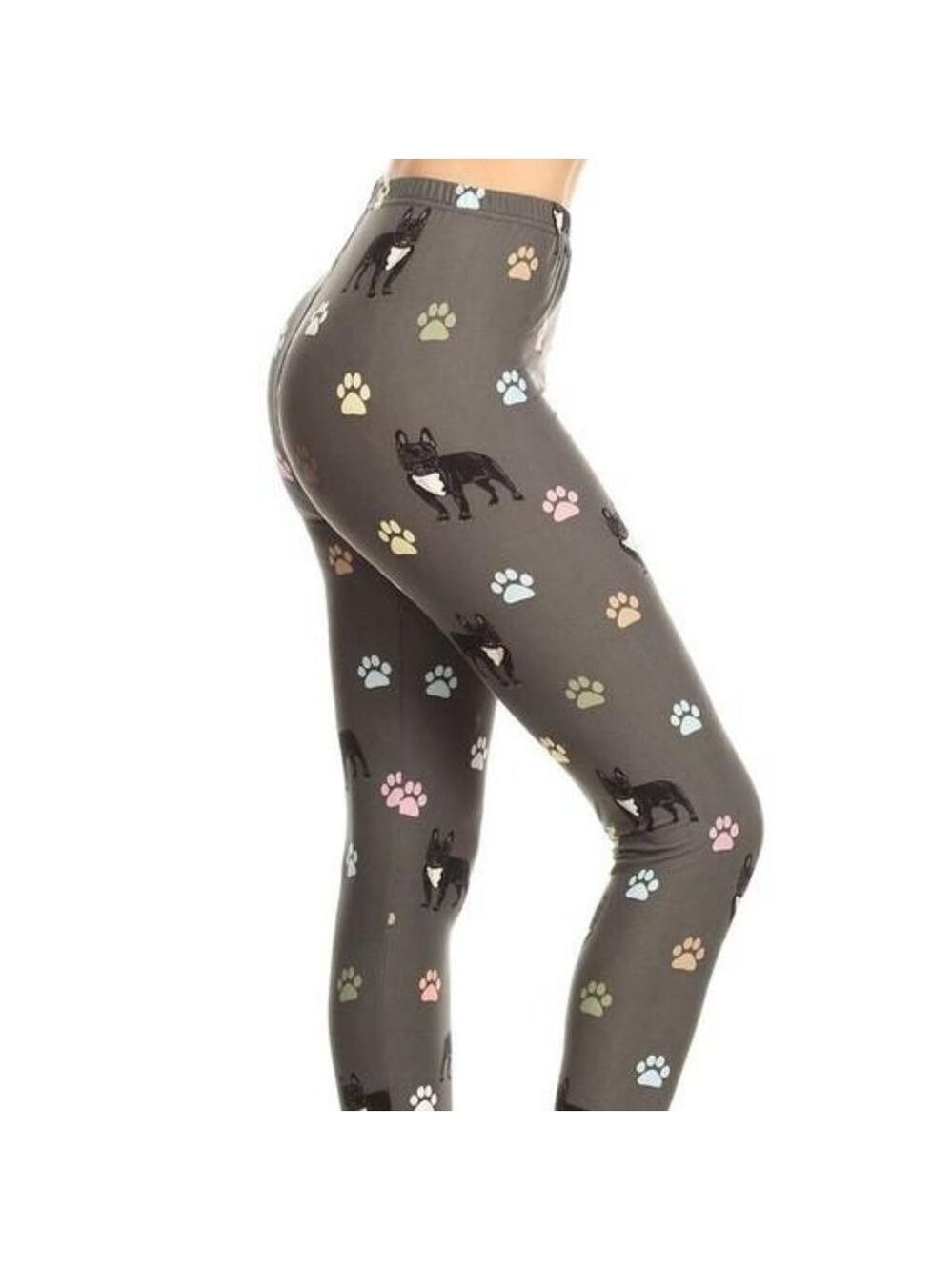 LEGGINGS DEPOT DOG PRINT Full Length LEGGINGS Size 12 NWT